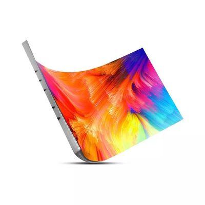 شاشة LED مرنة عالية التحديث P2.5mm شكل أسطوانة شاشة LED مرنة لجدار الفيديو