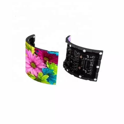 داخلية P1.8mm مرنة شاشة شاشة LED دائرية منحنية أسطوانة