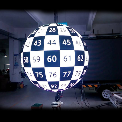 شراء شاشة عرض LED تجارية ثلاثية الأبعاد 360 درجة داخلية ملونة بالكامل P2.5 P3 كرة الأرض online manufacture