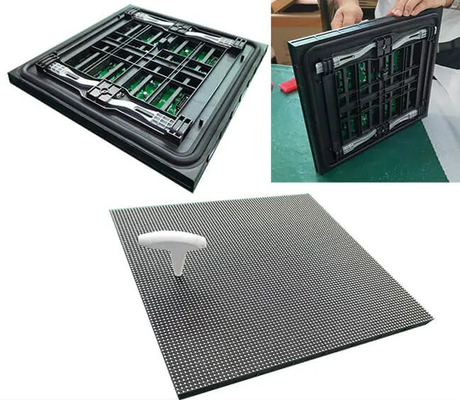 شراء P3.91 شاشة LED مستأجرة في الهواء الطلق 250x250mm الصيانة الأمامية online manufacture