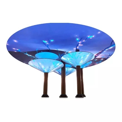 شراء شكل شجرة مرنة شاشة عرض LED الإبداعي P2 داخلية online manufacture